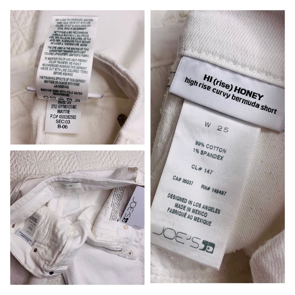 NWT Joe's Jeans - HI (RISE) Honey Bermuda Jean Shorts 25 - Picture 6 of 8